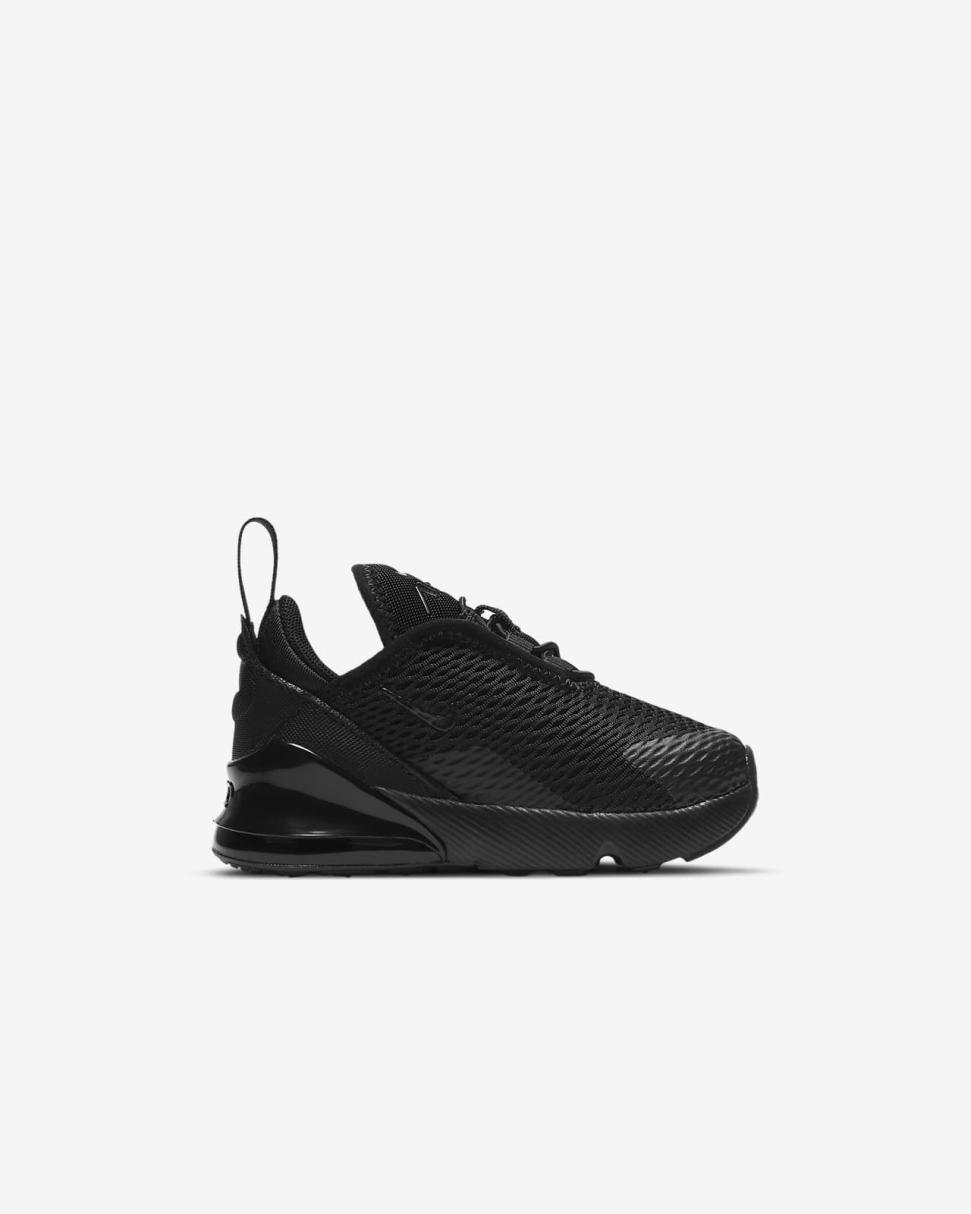 Nike Air Max 270 Black/Black | Kids Nike First Day Kicks