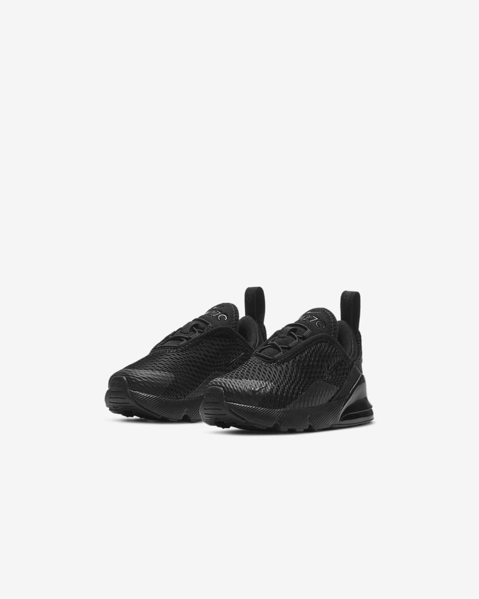 Nike Air Max 270 Black/Black | Kids Nike First Day Kicks