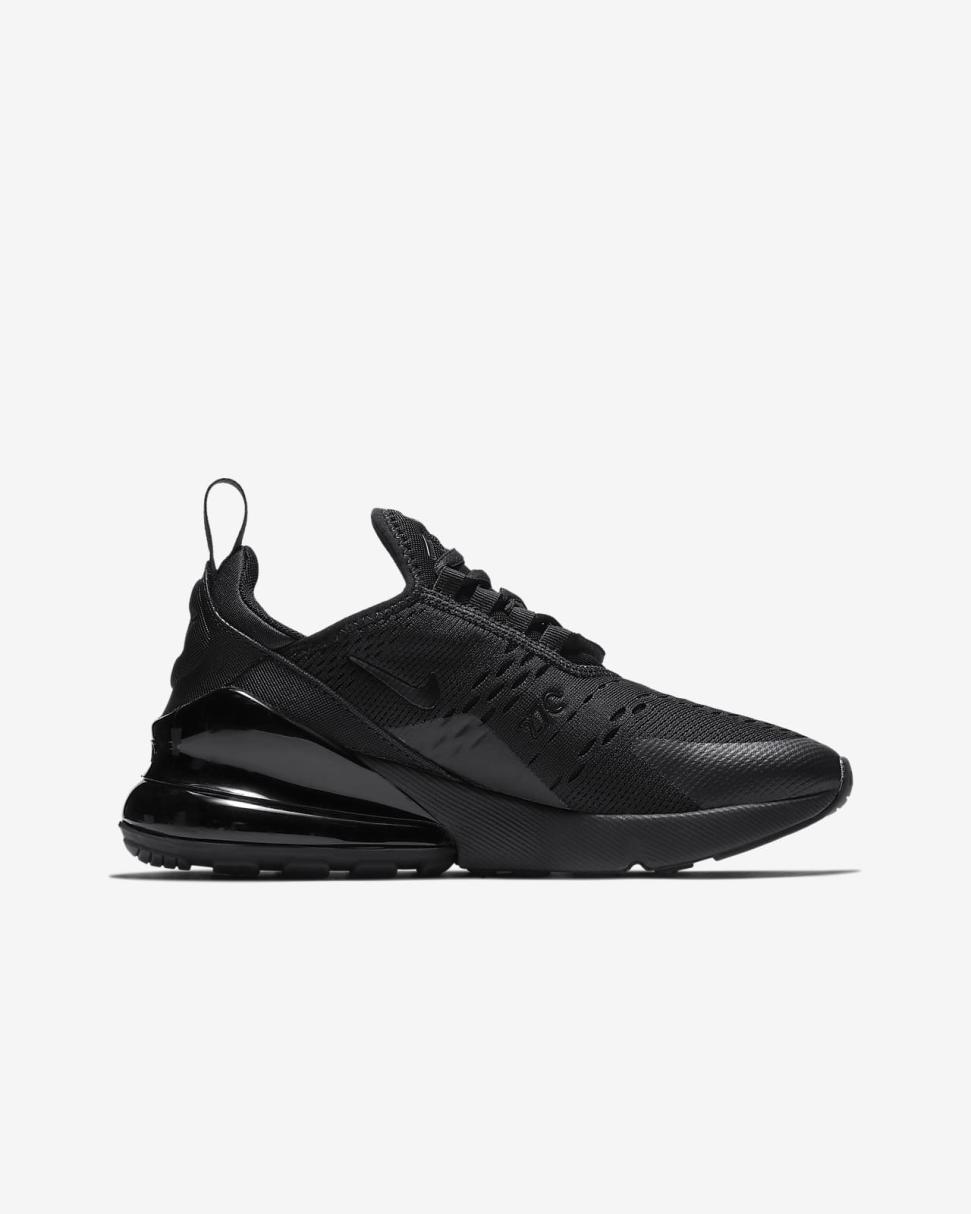 Nike Air Max 270 Black/Black | Kids Nike Tween Collection
