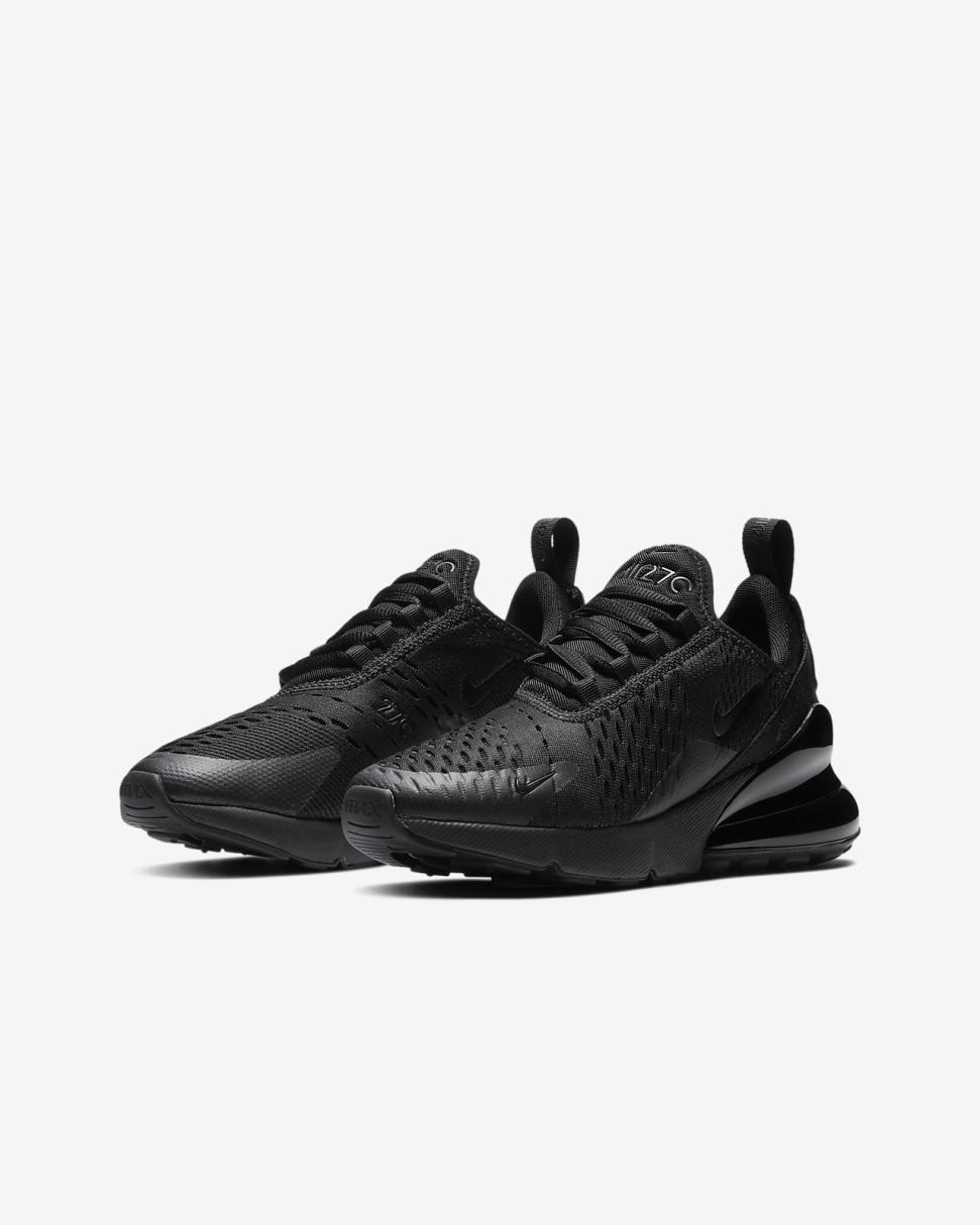 Nike Air Max 270 Black/Black | Kids Nike Tween Collection