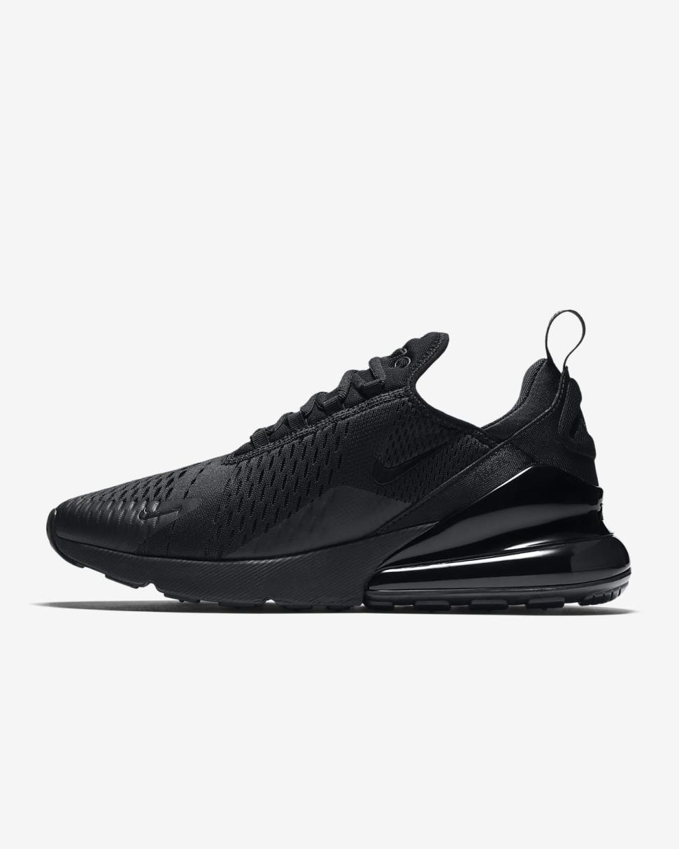 Nike Air Max 270 Black/Black/Black | Mens Nike First Day Kicks