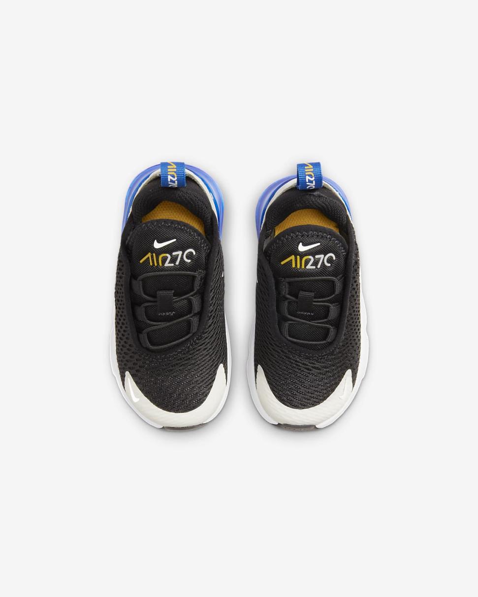 Nike Air Max 270 Black/Game Royal/Light Bone/White | Kids Nike Air Max