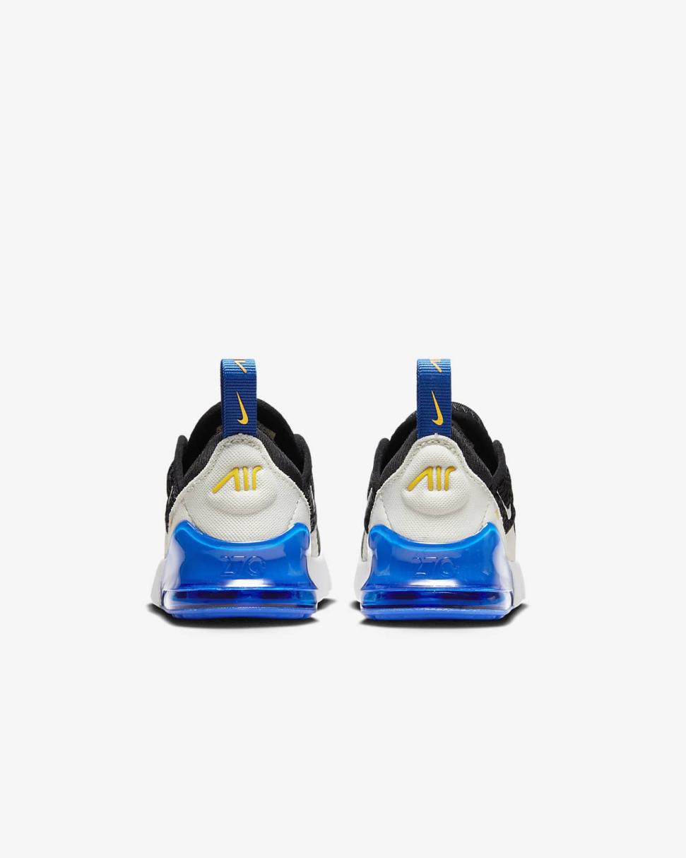 Nike Air Max 270 Black/Game Royal/Light Bone/White | Kids Nike Air Max