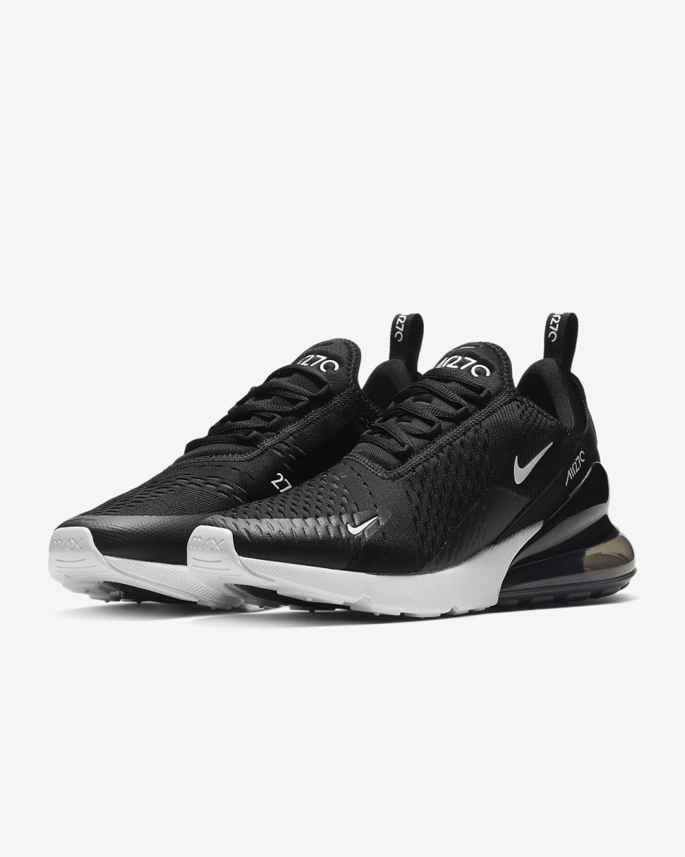 Nike Air Max 270 Black/White/Anthracite | Womens Nike First Day Kicks