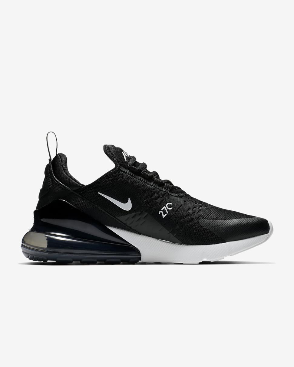 Nike Air Max 270 Black/White/Anthracite | Womens Nike First Day Kicks