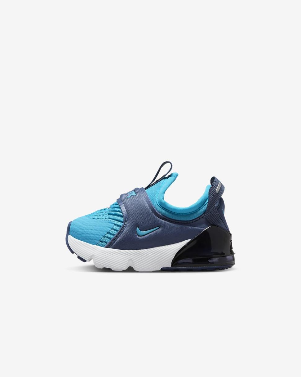 Nike Air Max 270 Extreme Diffused Blue/White/Midnight Navy/Blue Lightning | Kids Nike Air Max