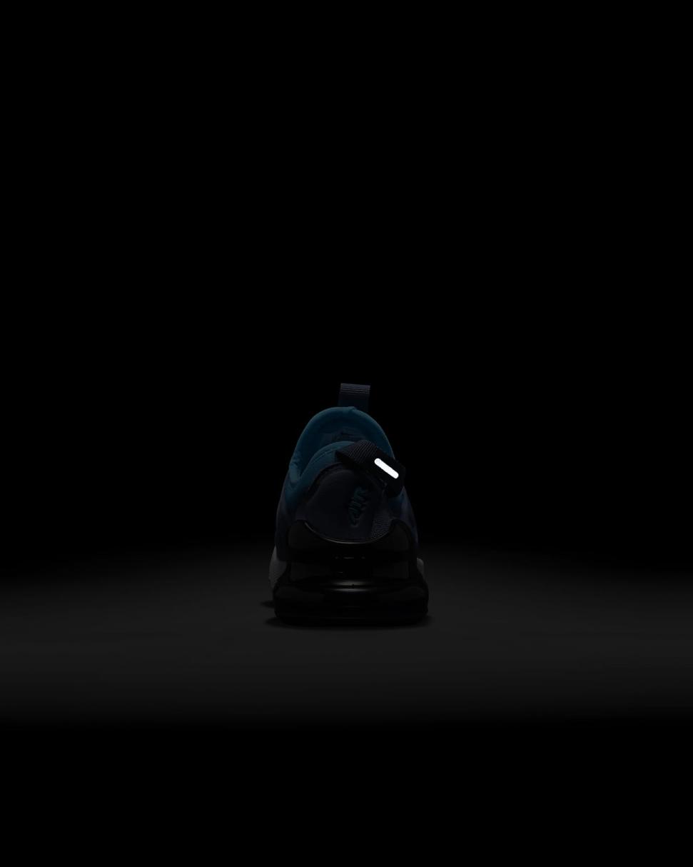 Nike Air Max 270 Extreme Diffused Blue/White/Midnight Navy/Blue Lightning | Kids Nike Air Max