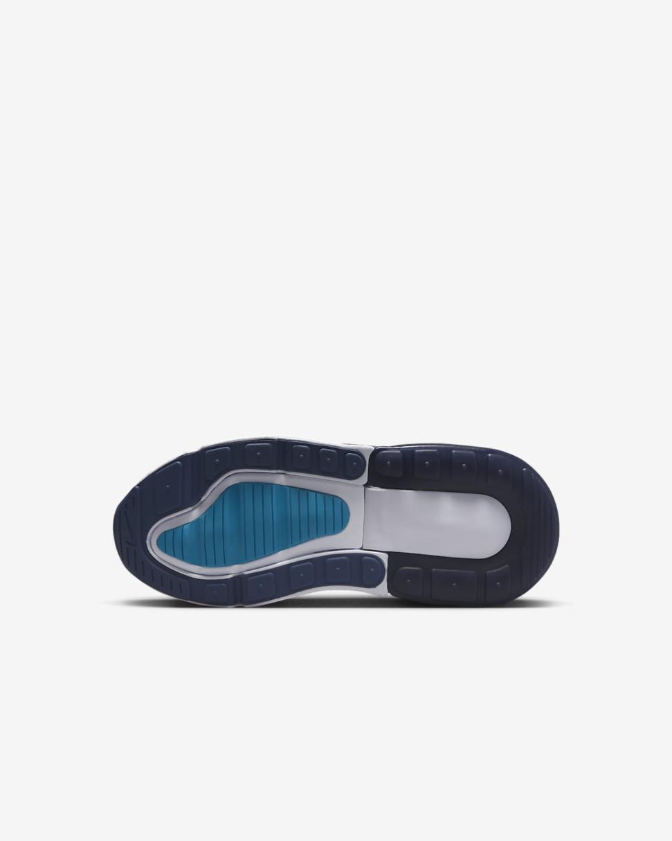 Nike Air Max 270 Extreme Diffused Blue/White/Midnight Navy/Blue Lightning | Kids Nike Air Max