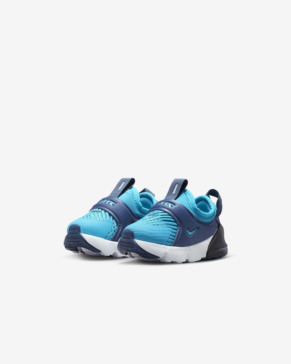 Nike Air Max 270 Extreme Diffused Blue/White/Midnight Navy/Blue Lightning | Kids Nike Air Max