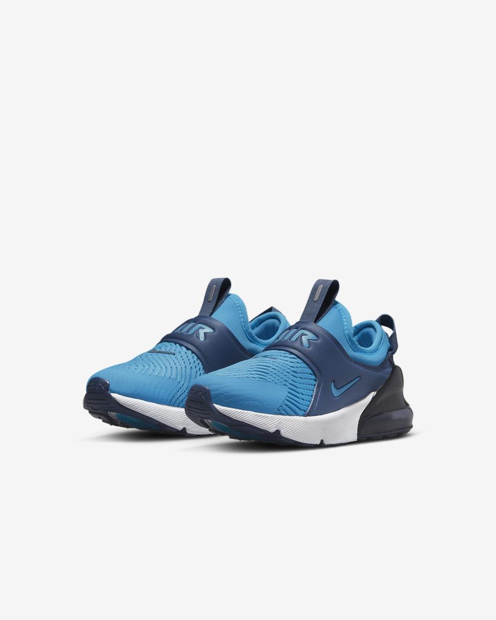 Nike Air Max 270 Extreme Diffused Blue/White/Midnight Navy/Blue Lightning | Kids Nike Air Max