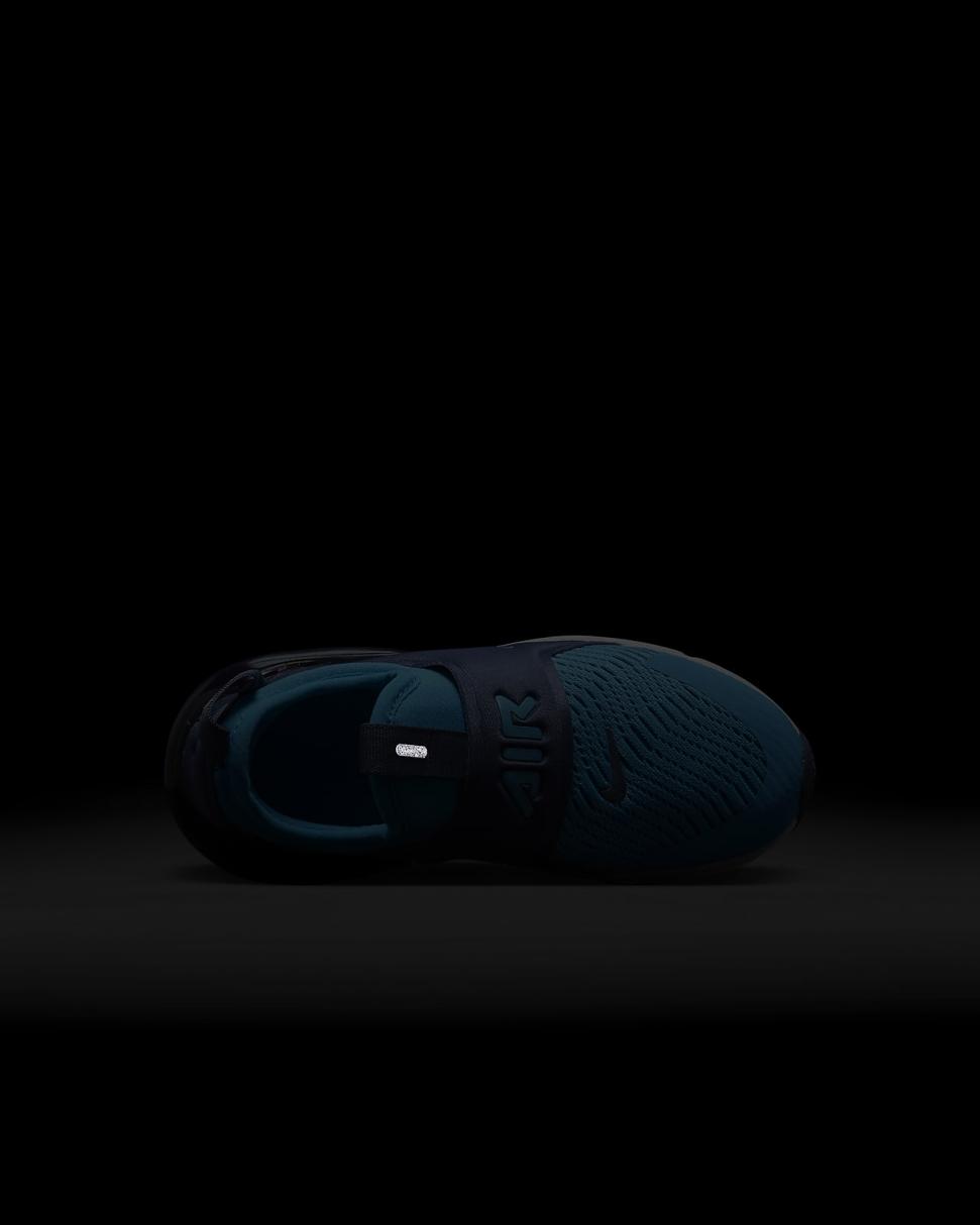 Nike Air Max 270 Extreme Diffused Blue/White/Midnight Navy/Blue Lightning | Kids Nike Air Max