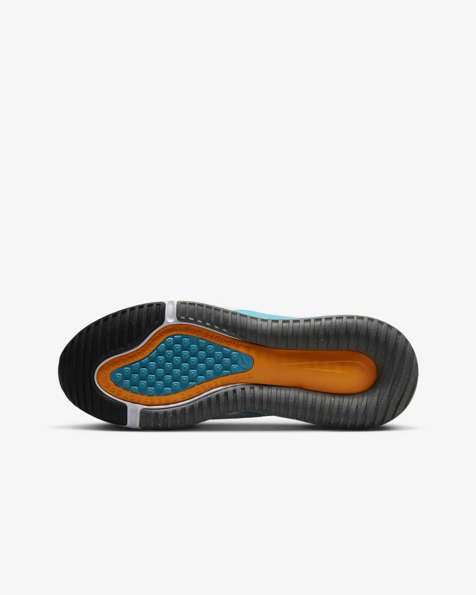 Nike Air Max 270 GO Summit White/Blue Lightning/Diffused Blue/Laser Orange | Kids Nike First Day Kicks