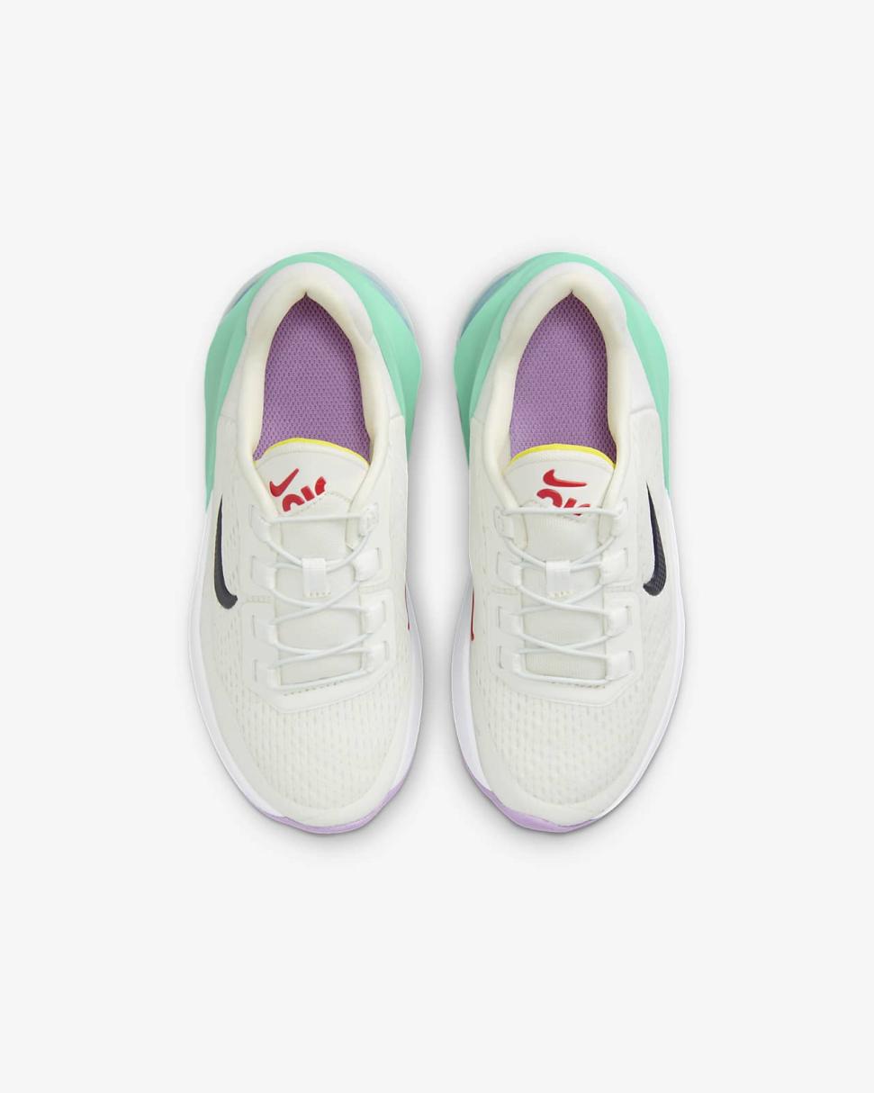 Nike Air Max 270 GO Summit White/Emerald Rise/Cobalt Bliss/Obsidian | Kids Nike Playful Pinks & Purples