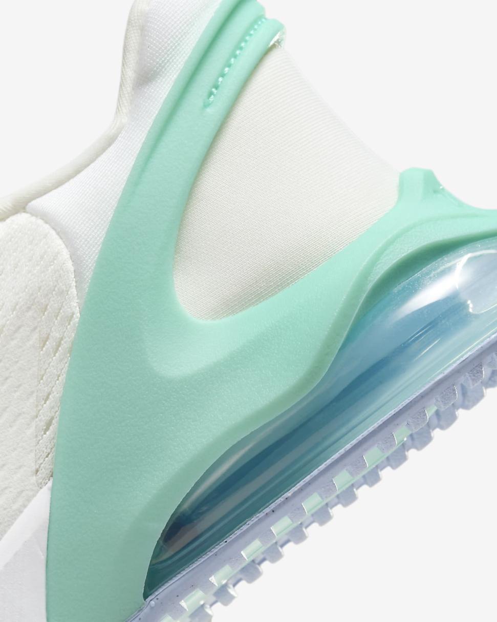 Nike Air Max 270 GO Summit White/Emerald Rise/Cobalt Bliss/Obsidian | Kids Nike Playful Pinks & Purples