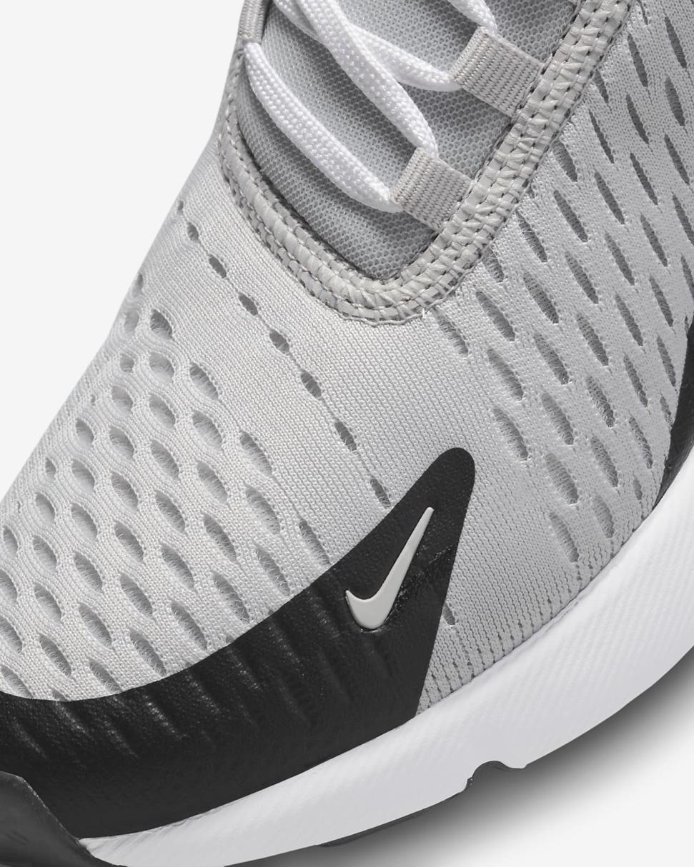 Nike Air Max 270 Grey Fog/Black/White/Siren Red | Kids Nike Air Max