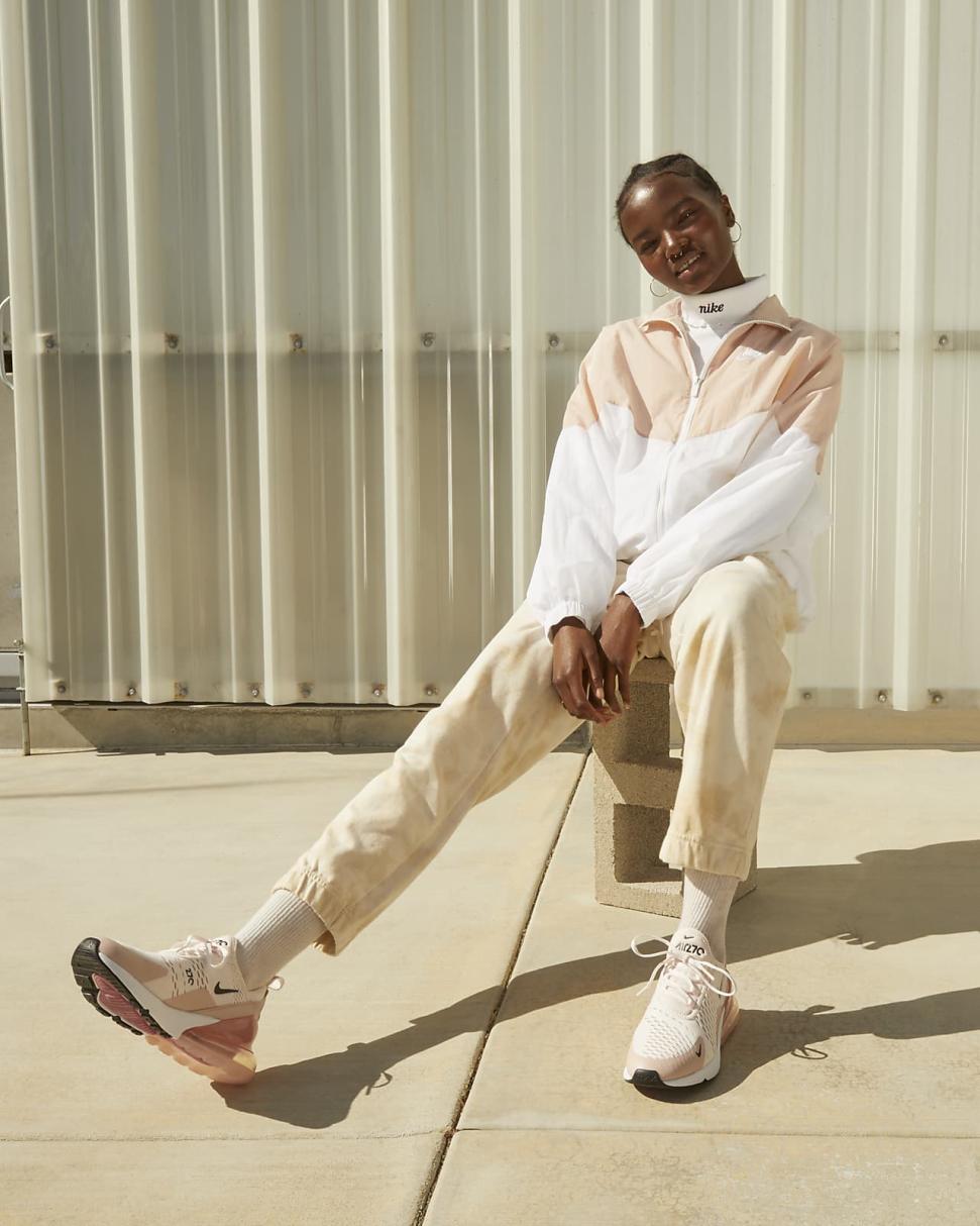 Nike Air Max 270 Light Soft Pink/Pink Oxford/Desert Berry/Black | Womens Nike First Day Kicks