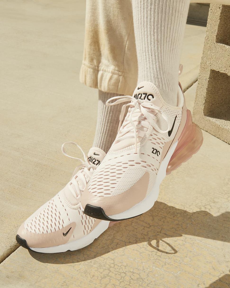 Nike Air Max 270 Light Soft Pink/Pink Oxford/Desert Berry/Black | Womens Nike First Day Kicks