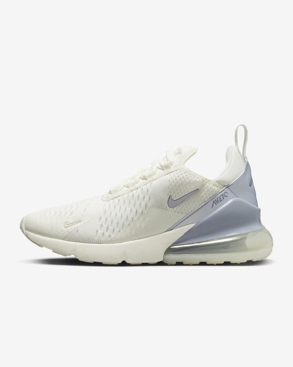 Nike Air Max 270 Sail/Phantom/Indigo Haze/Oxygen Purple | Womens Nike Lifestyle
