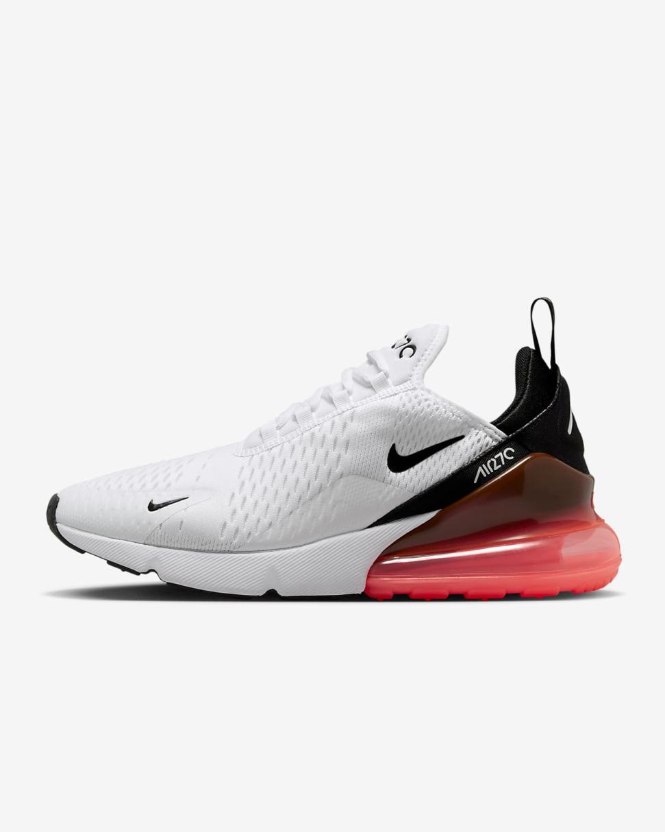 Nike Air Max 270 White/Hot Punch/Black | Mens Nike Lifestyle