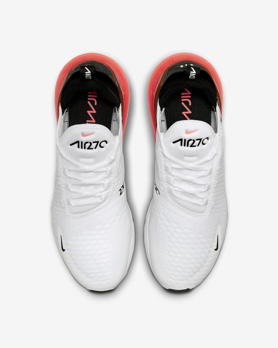 Nike Air Max 270 White/Hot Punch/Black | Mens Nike Lifestyle