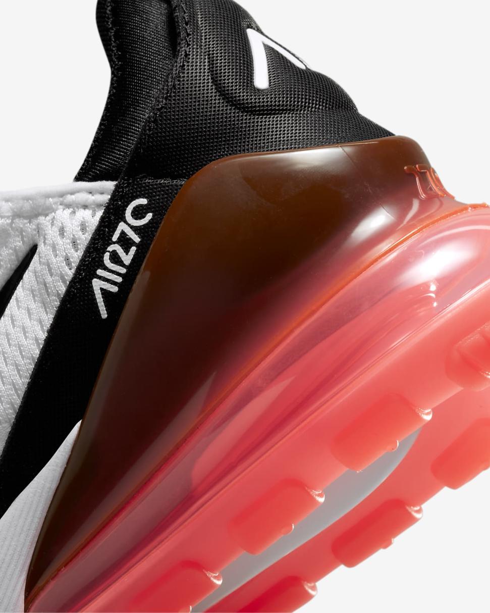 Nike Air Max 270 White/Hot Punch/Black | Mens Nike Lifestyle