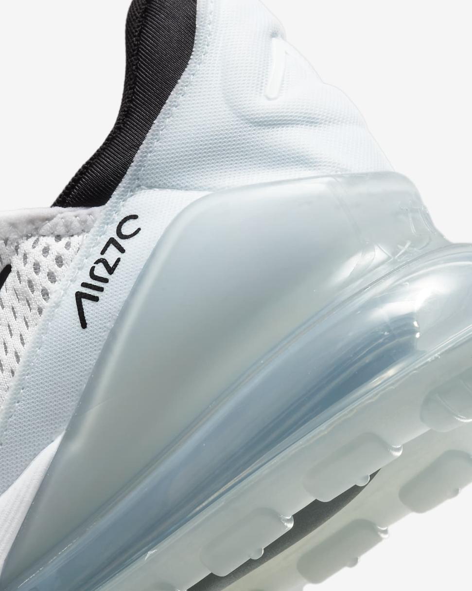 Nike Air Max 270 White/White/Black | Mens Nike First Day Kicks