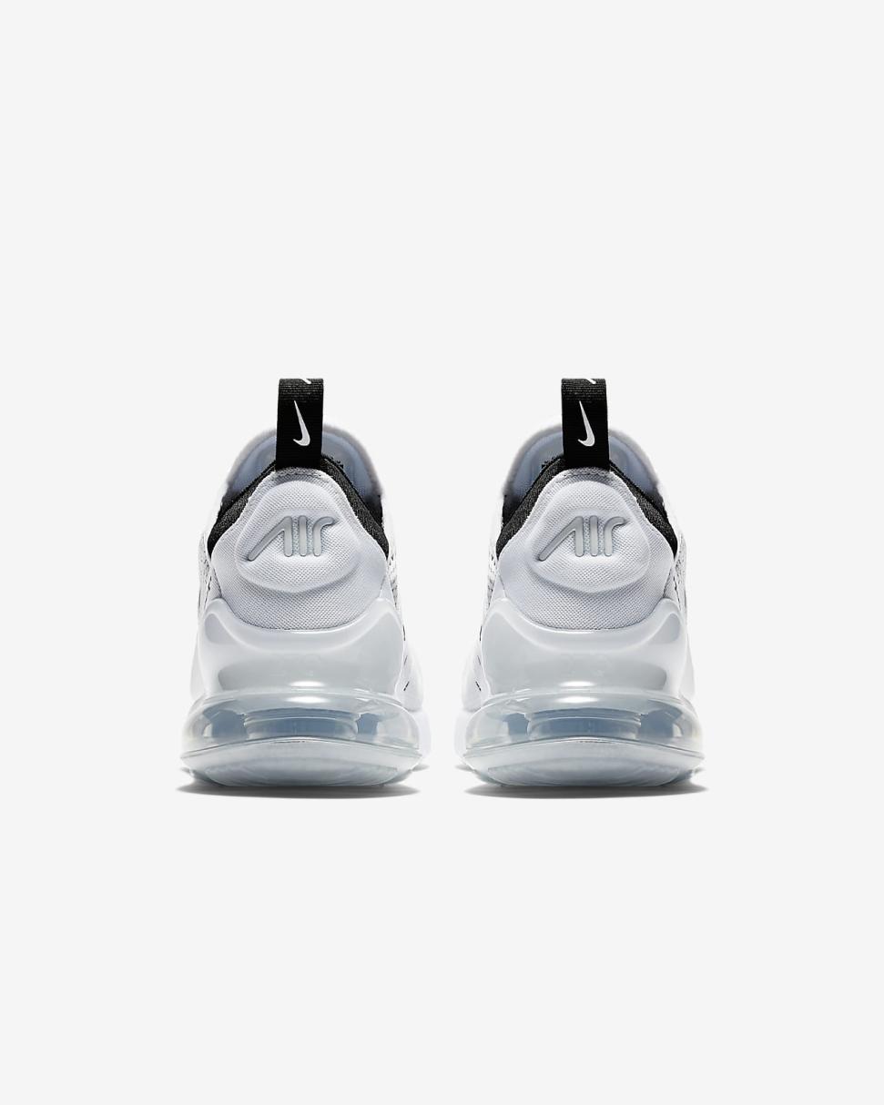 Nike Air Max 270 White/White/Black | Womens Nike First Day Kicks