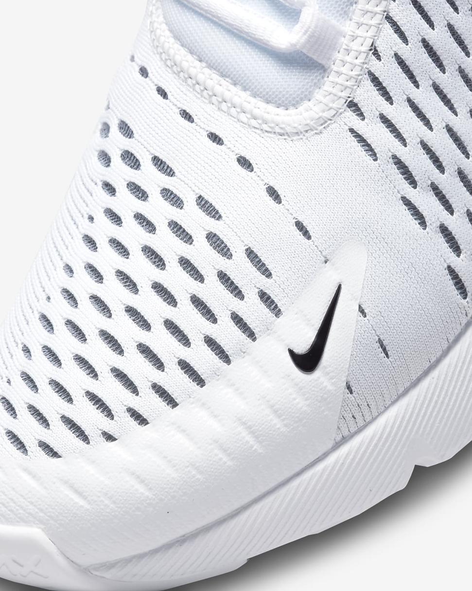 Nike Air Max 270 White/White/Black | Womens Nike First Day Kicks