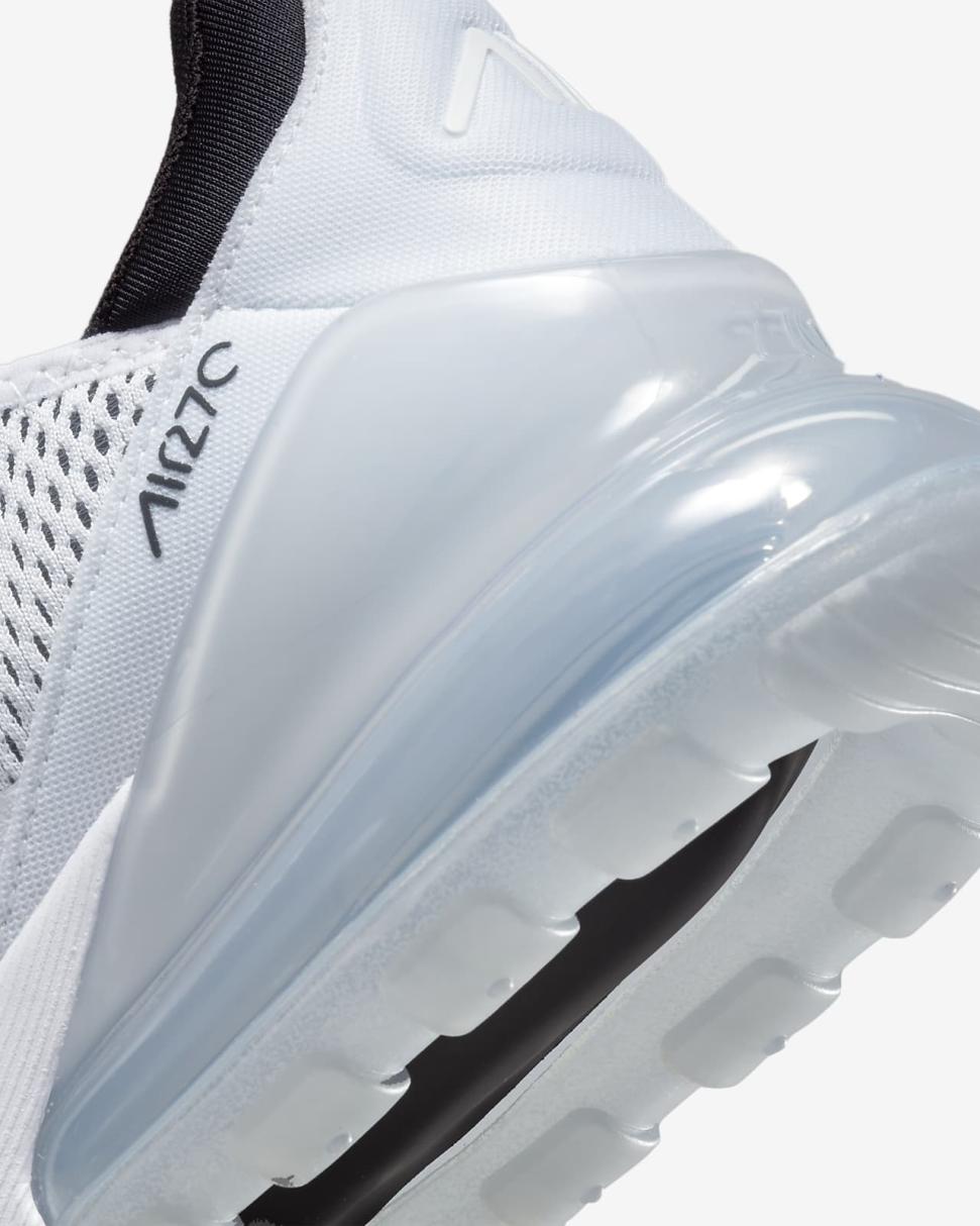 Nike Air Max 270 White/White/Black | Womens Nike First Day Kicks