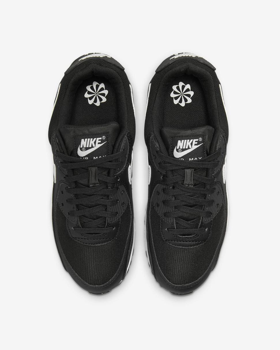 Nike Air Max 90 Black/Black/White | Womens Nike First Day Kicks
