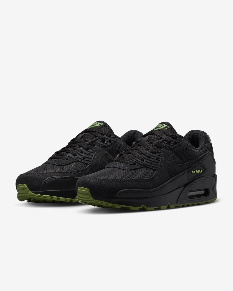 Nike Air Max 90 Black/Chlorophyll/Black | Mens Nike Lifestyle