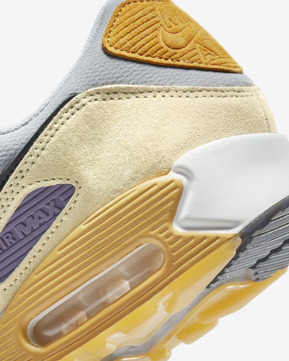 Nike Air Max 90 Court Purple/Lemon Drop/Wolf Grey/Black | Mens Nike Lifestyle