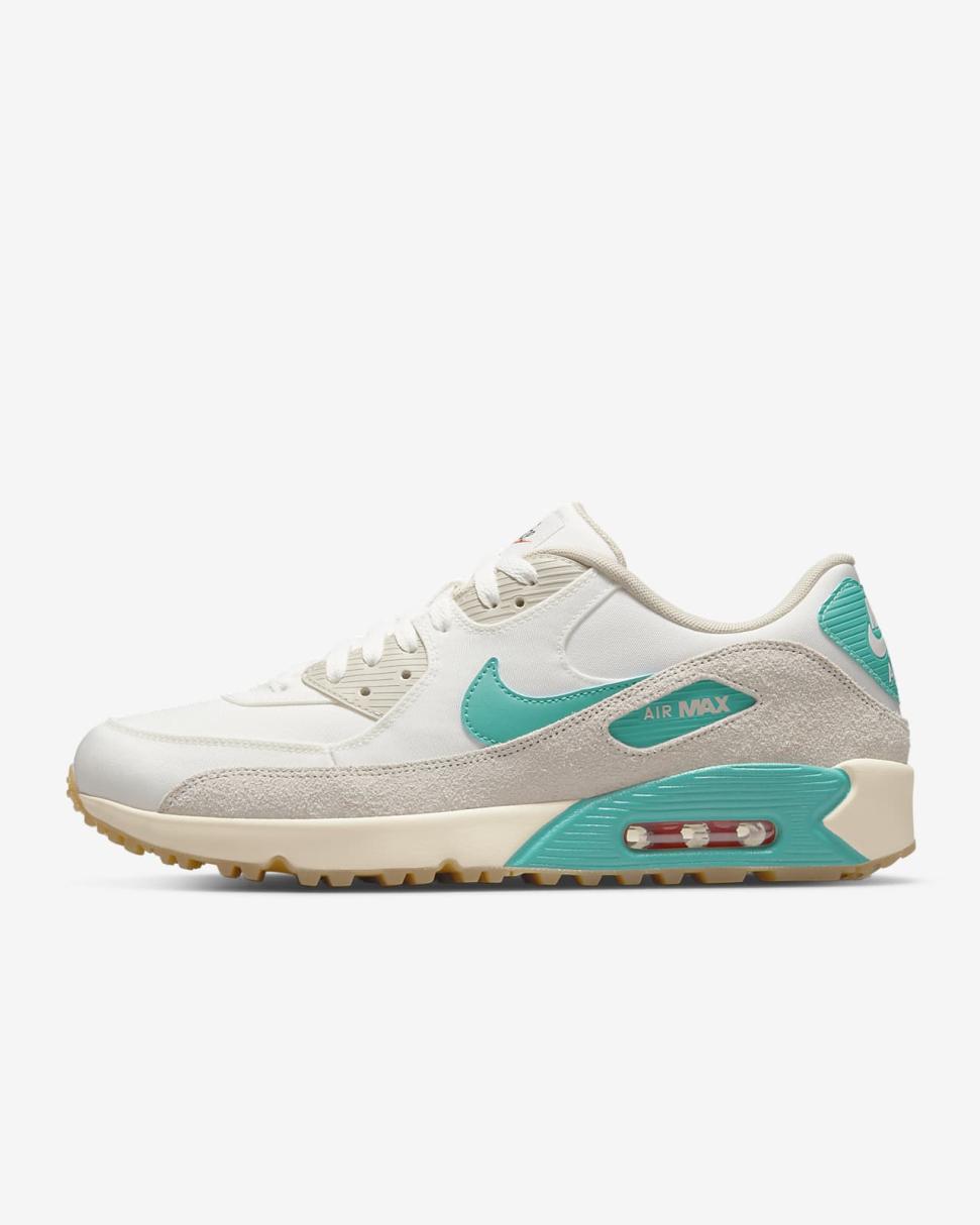 Nike Air Max 90 G Sail/Pearl White/Light Orewood Brown/Washed Teal | Mens/Womens Nike Air Max