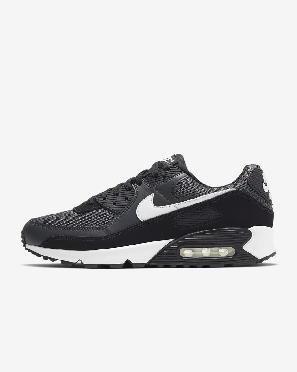 Nike Air Max 90 Iron Grey/Dark Smoke Grey/Black/White | Mens Nike First Day Kicks