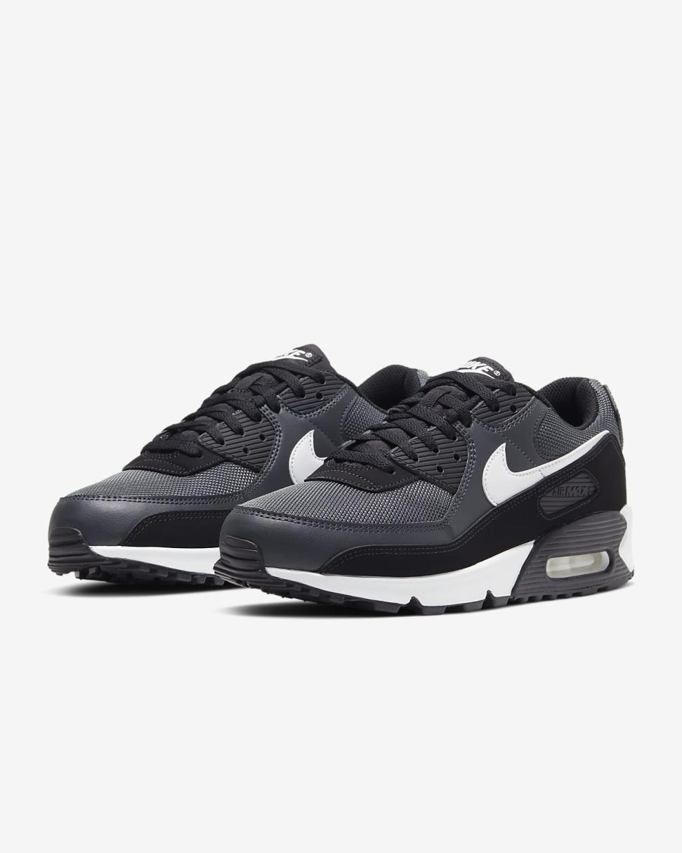 Nike Air Max 90 Iron Grey/Dark Smoke Grey/Black/White | Mens Nike First Day Kicks