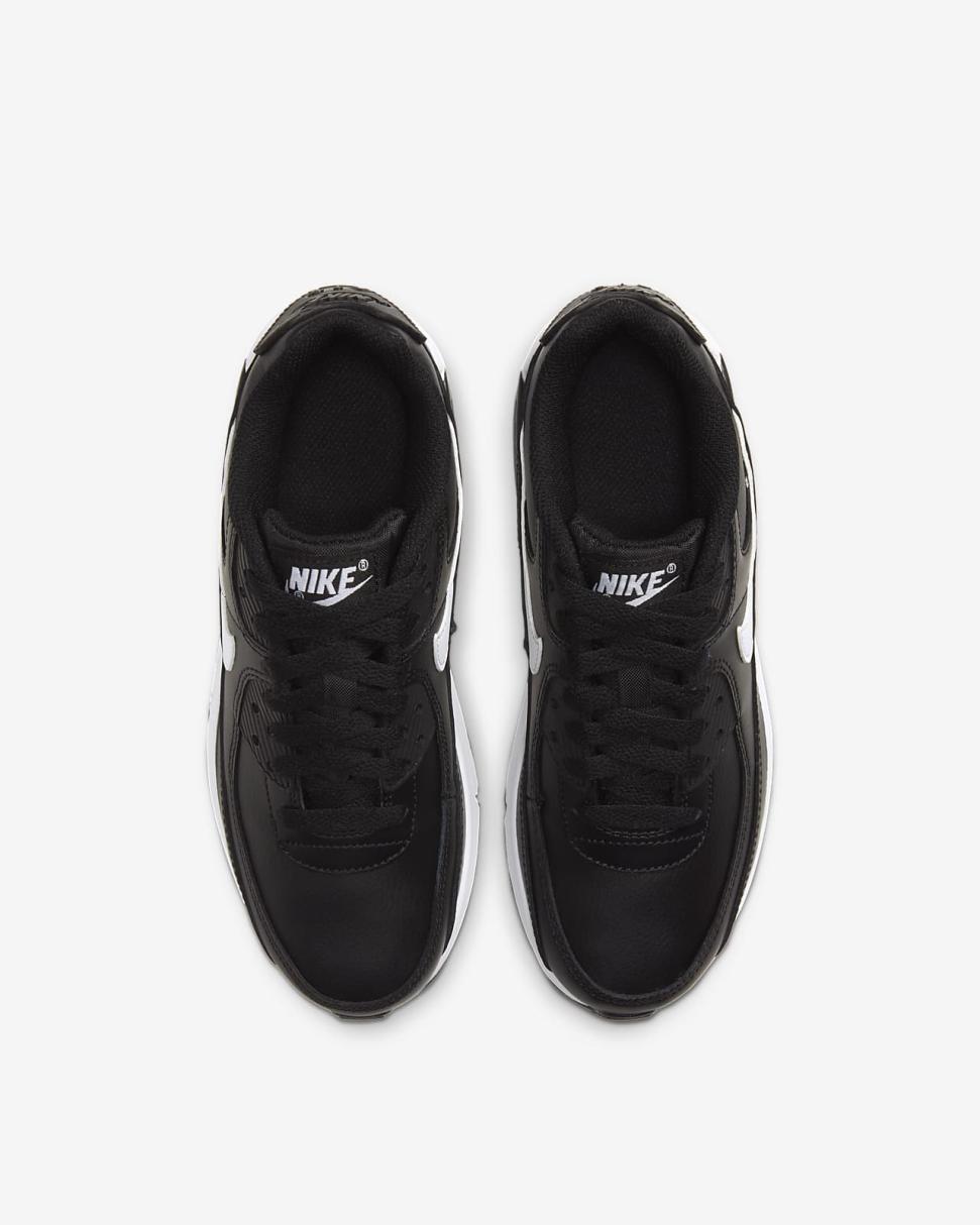 Nike Air Max 90 LTR Black/Black/White | Kids Nike First Day Kicks