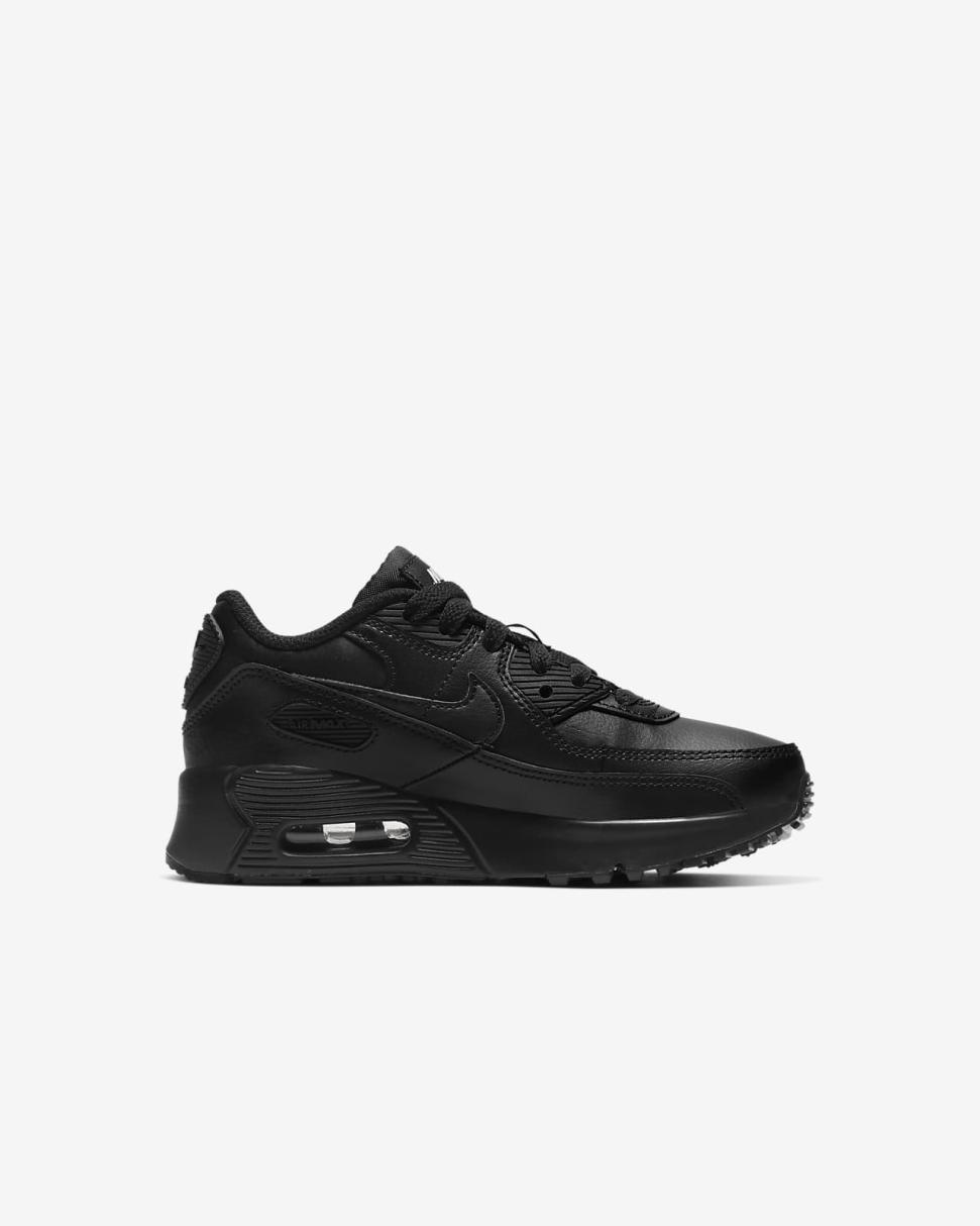 Nike Air Max 90 LTR Black/Black/White/Black | Kids Nike First Day Kicks