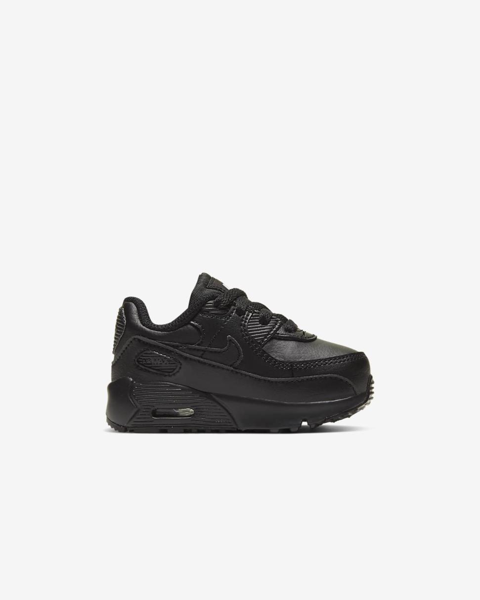 Nike Air Max 90 LTR Black/Black/White/Black | Kids Nike First Day Kicks