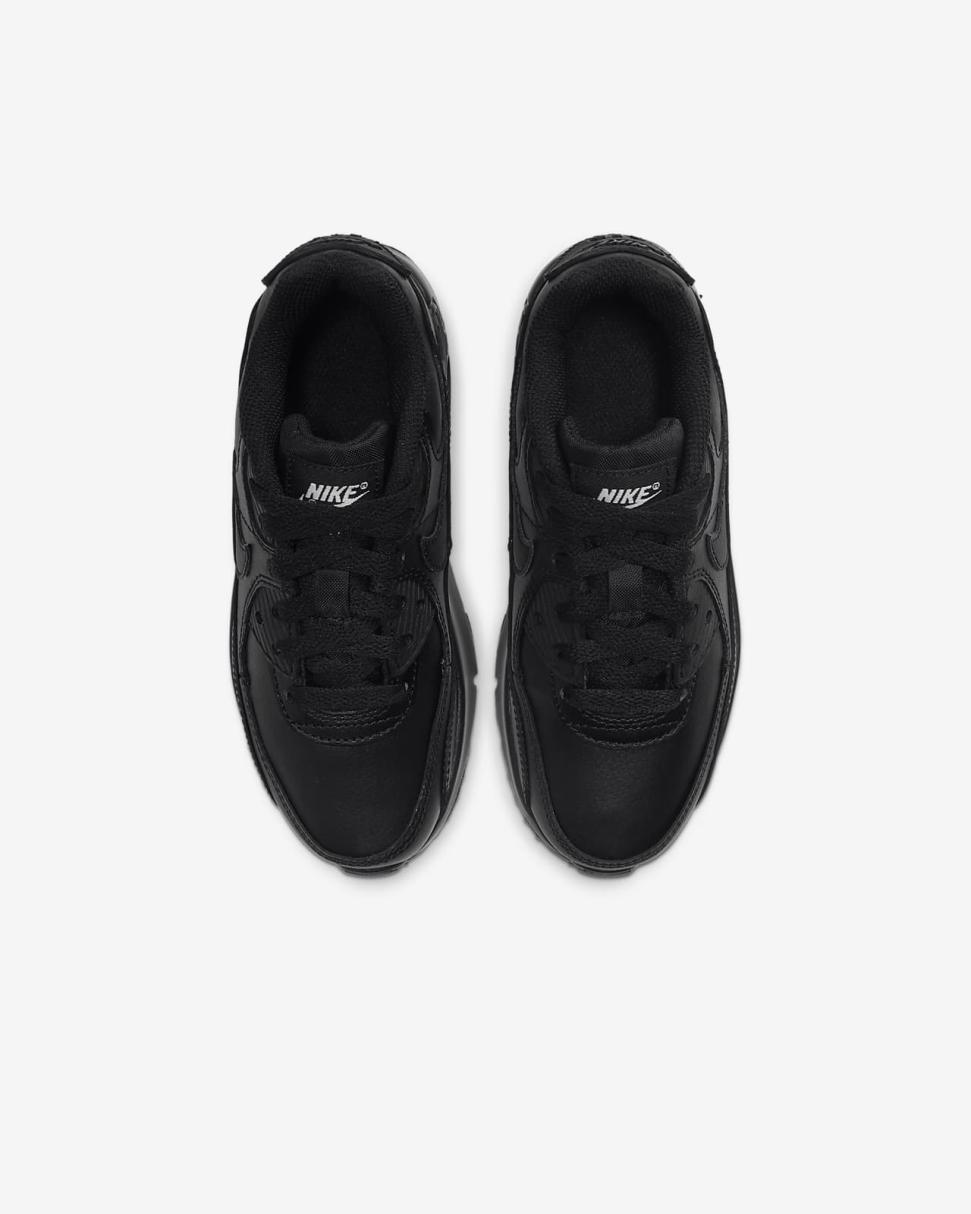Nike Air Max 90 LTR Black/Black/White/Black | Kids Nike First Day Kicks