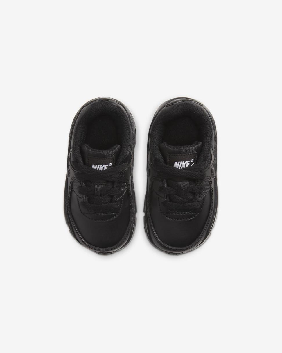 Nike Air Max 90 LTR Black/Black/White/Black | Kids Nike First Day Kicks