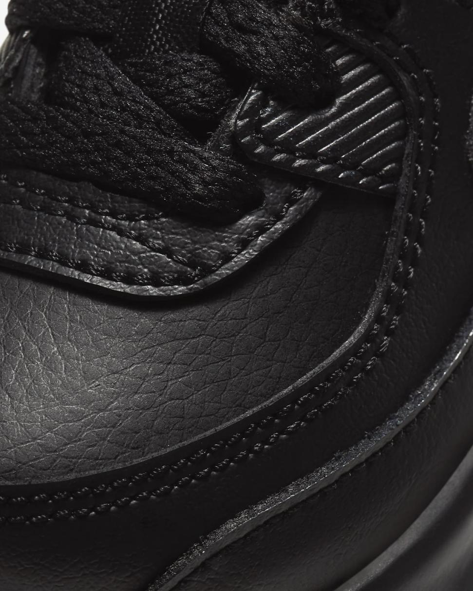 Nike Air Max 90 LTR Black/Black/White/Black | Kids Nike First Day Kicks