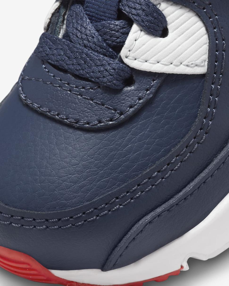 Nike Air Max 90 LTR Obsidian/Midnight Navy/Track Red/White | Kids Nike Air Max