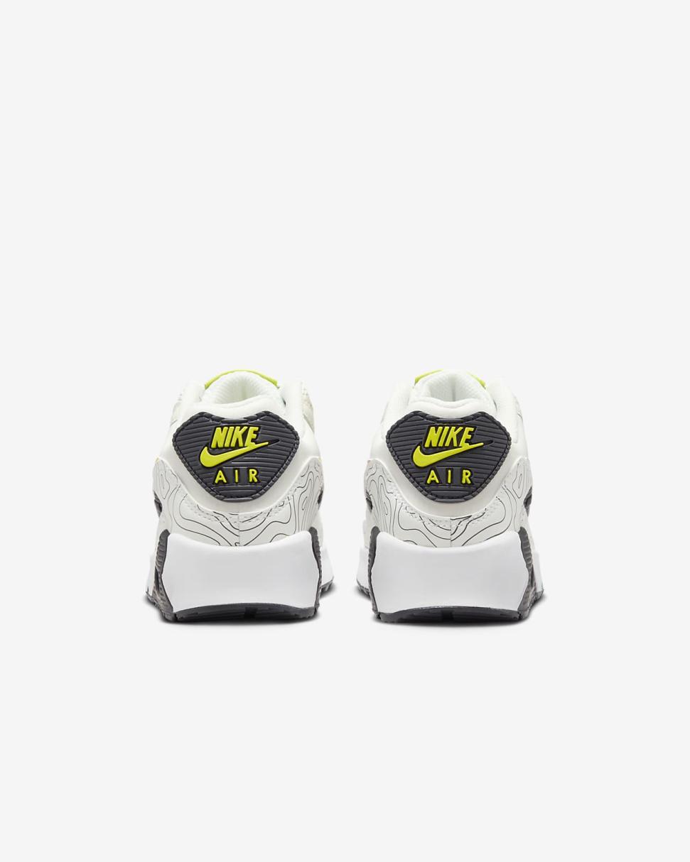 Nike Air Max 90 LTR SE Sail/Gridiron/Bright Cactus/Multi-Color | Kids Nike Air Max