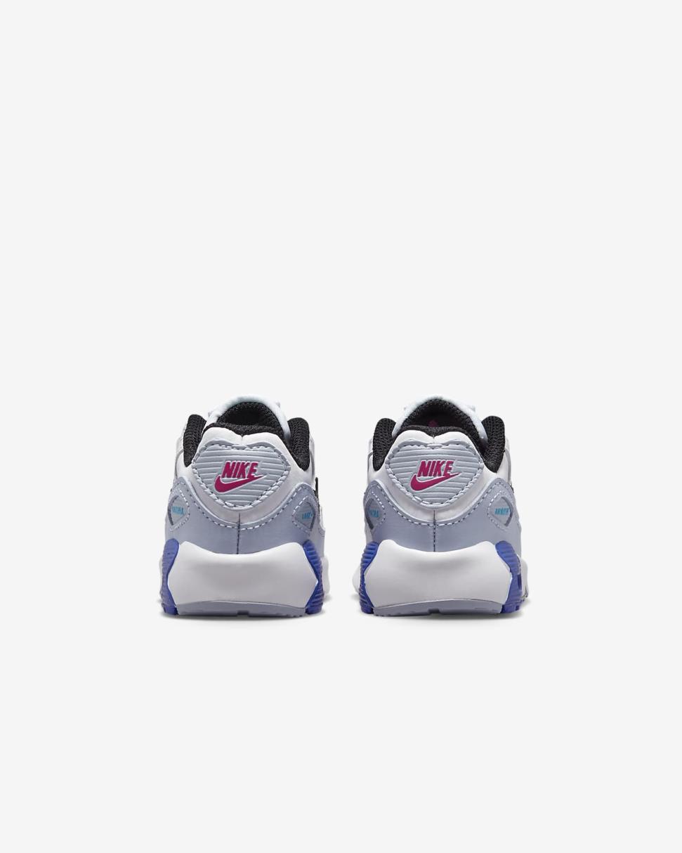 Nike Air Max 90 LTR White/Blue Whisper/Hyper Royal/Black | Kids Nike Air Max