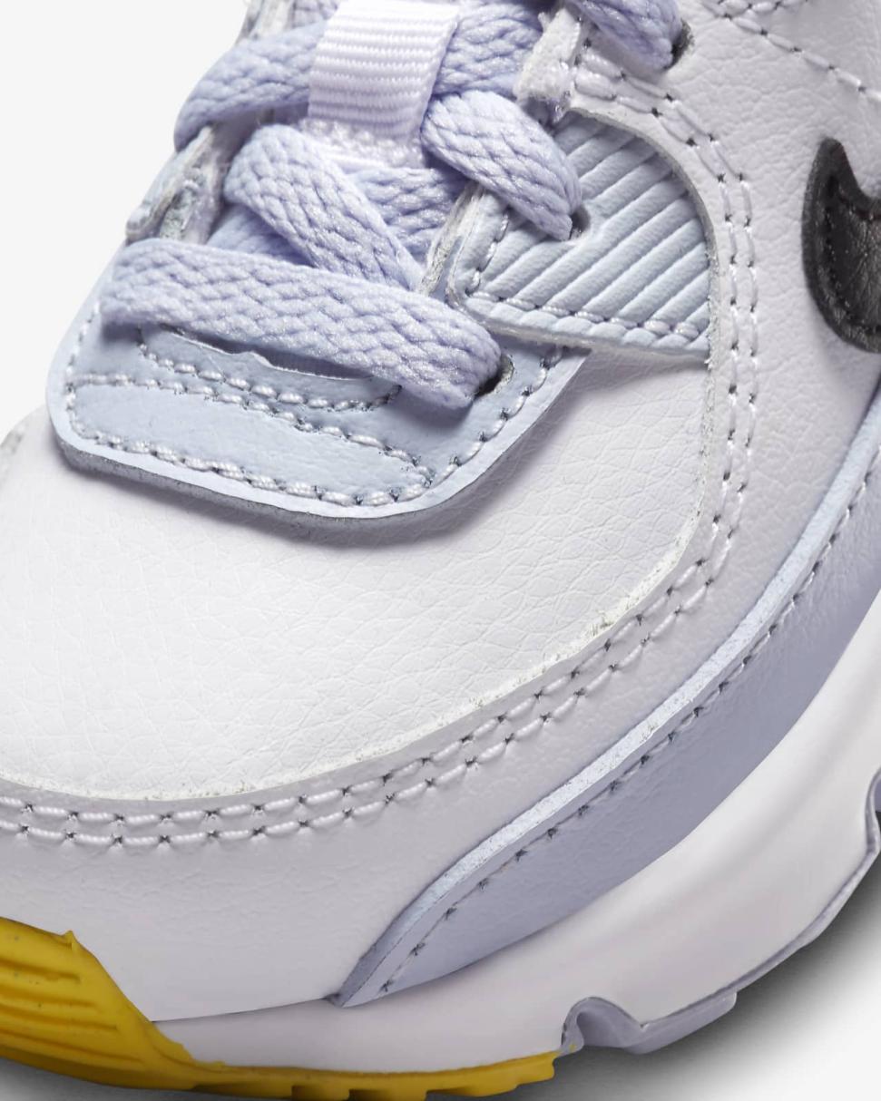 Nike Air Max 90 LTR White/Blue Whisper/Hyper Royal/Black | Kids Nike Air Max