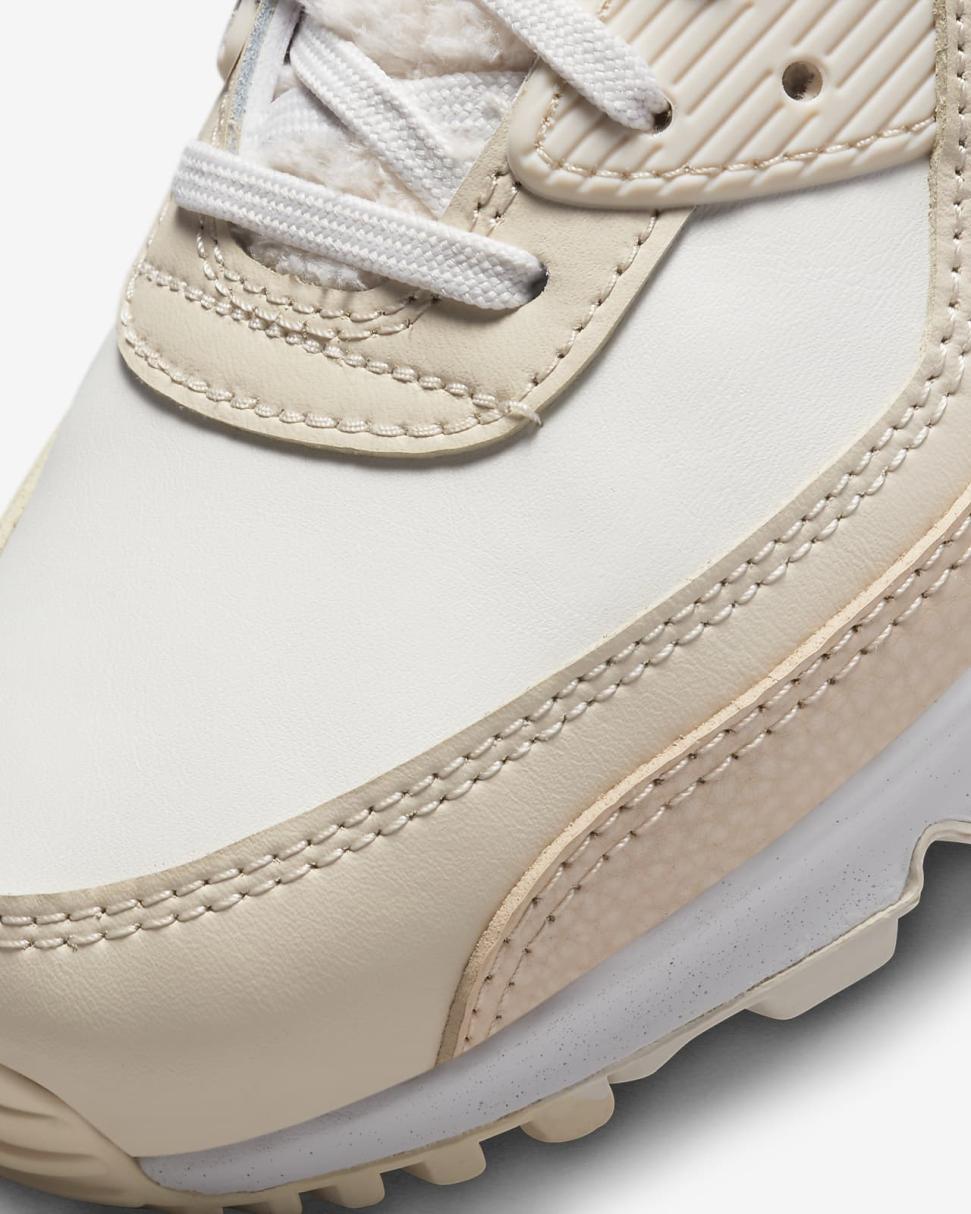 Nike Air Max 90 Phantom/Shimmer/Pearl White/Metallic Silver | Womens Nike Lifestyle