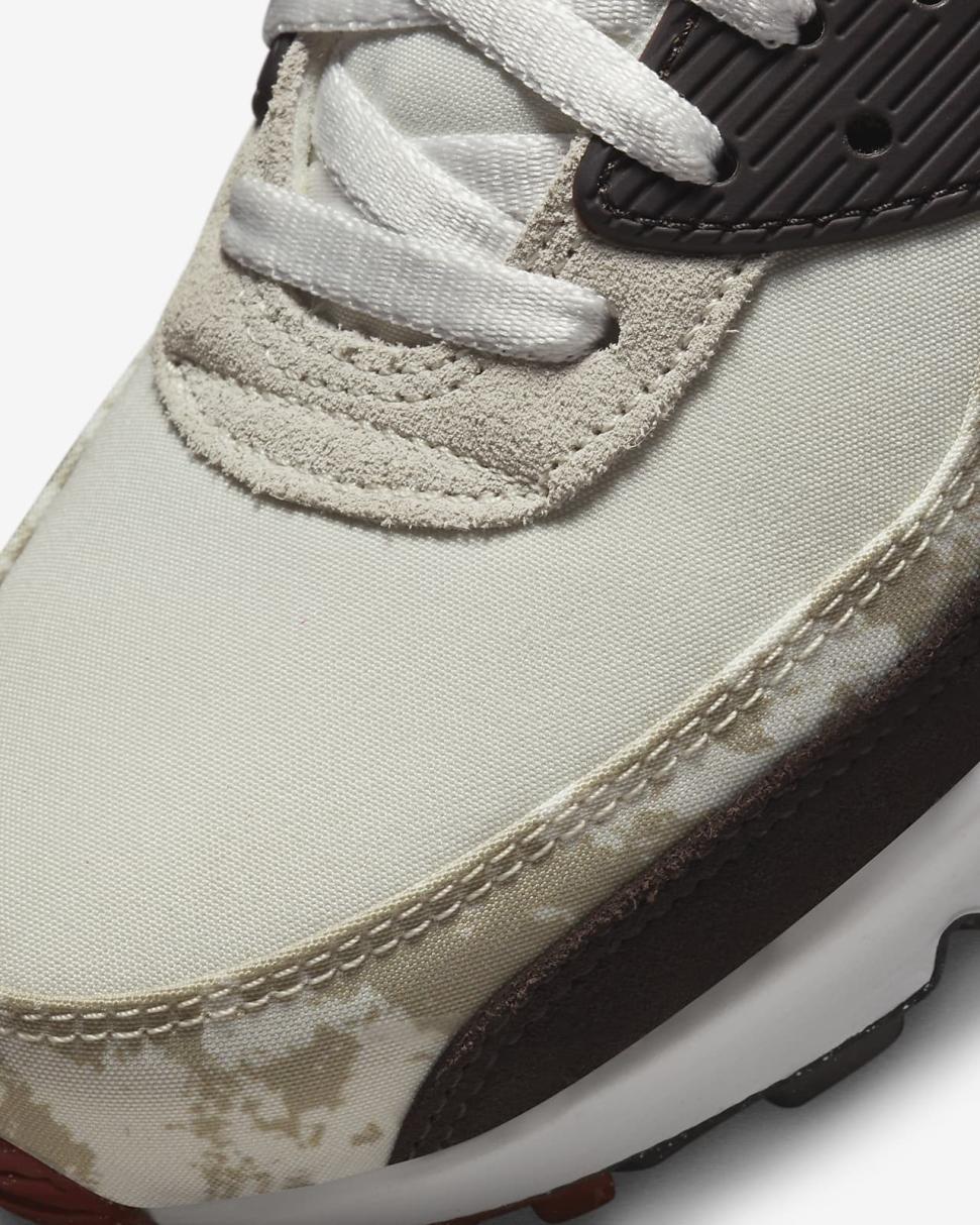 Nike Air Max 90 SE Light Bone/Khaki/Velvet Brown/Summit White | Mens Nike Lifestyle