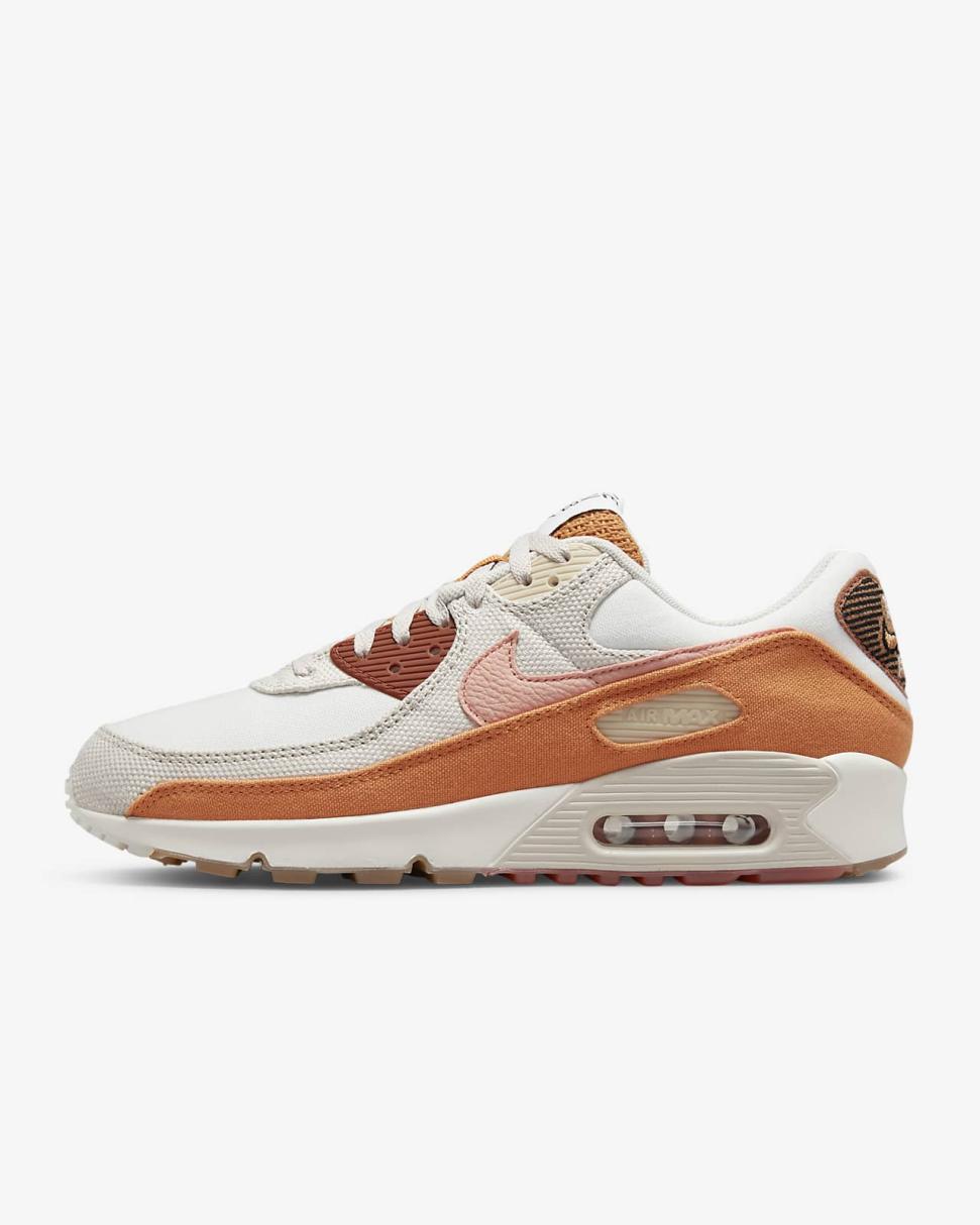 Nike Air Max 90 SE Sail/Light Orewood Brown/Burnt Sunrise/Light Madder Root | Mens Nike Lifestyle
