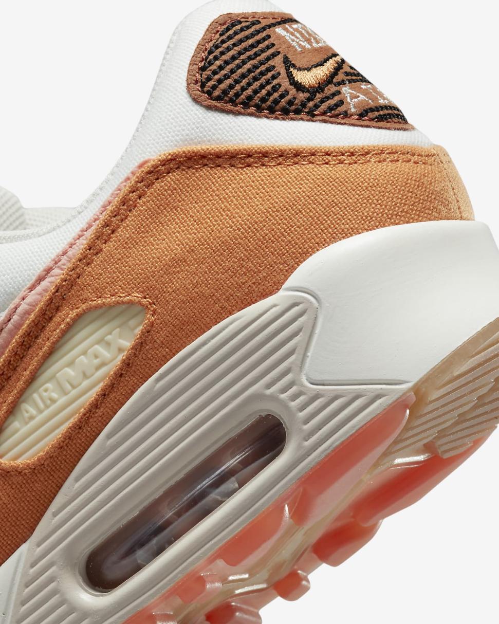 Nike Air Max 90 SE Sail/Light Orewood Brown/Burnt Sunrise/Light Madder Root | Mens Nike Lifestyle