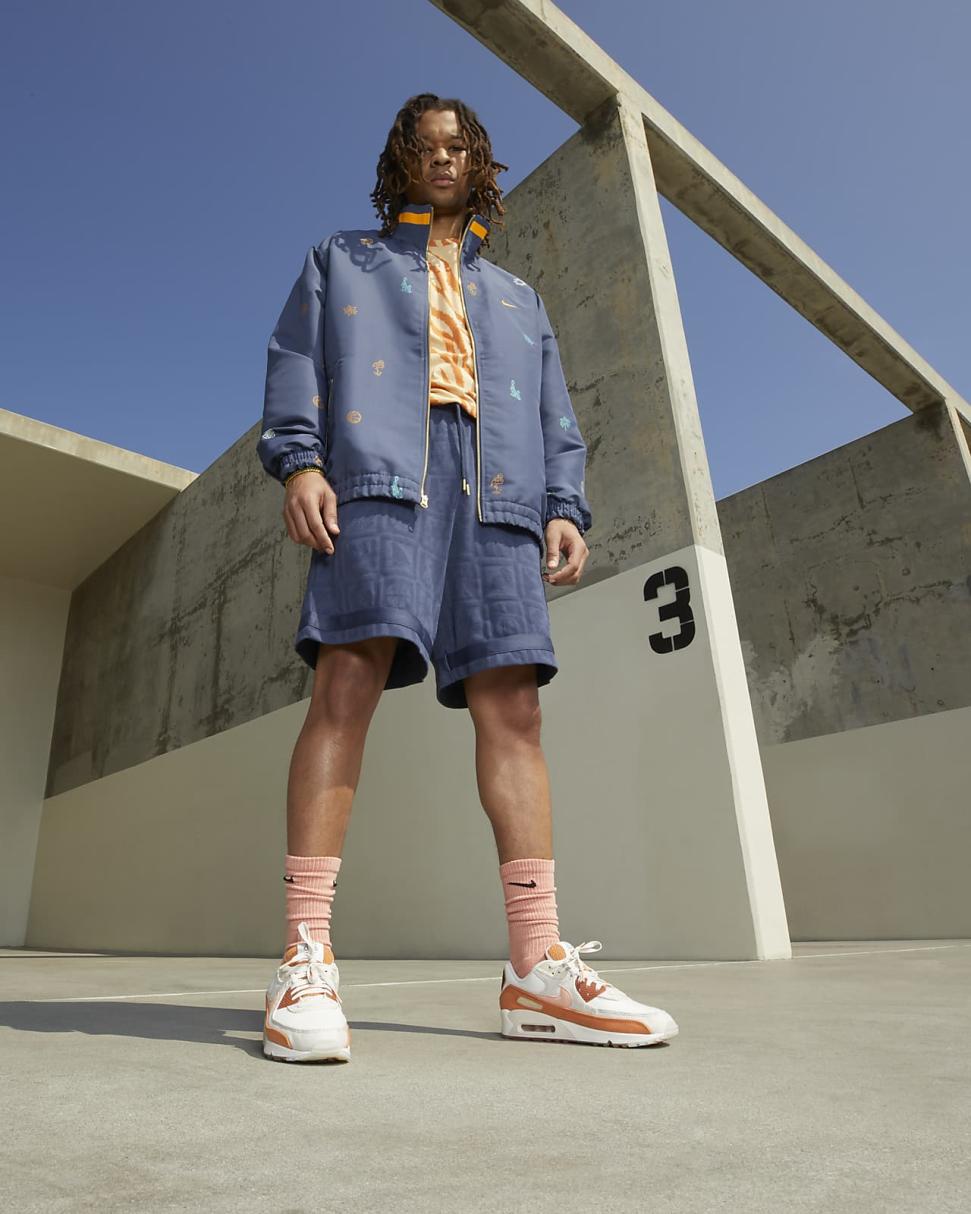 Nike Air Max 90 SE Sail/Light Orewood Brown/Burnt Sunrise/Light Madder Root | Mens Nike Lifestyle